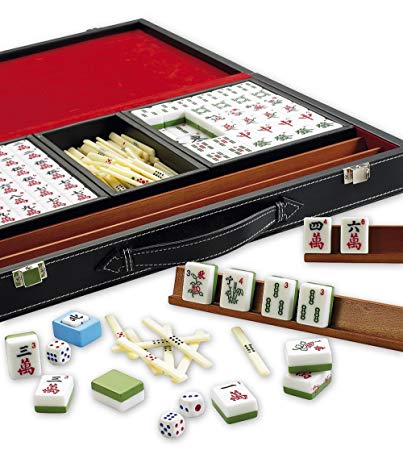 Mini Mahjong Mahjongg Mah Jongg Spiel Spielsteine Gesellschaftsspiel   B Q 