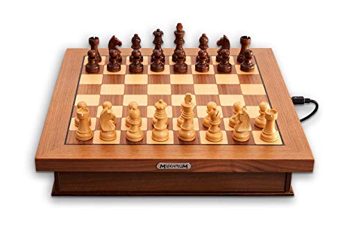 Engelhart- Hochwertiges Massivholz - Schachspiel aus Eschenholz
