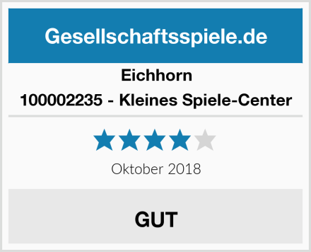 Eichhorn 100002235 - Kleines Spiele-Center Test