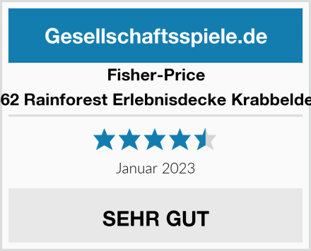 Fisher Price K4562 Rainforest Erlebnisdecke Krabbeldecke Test