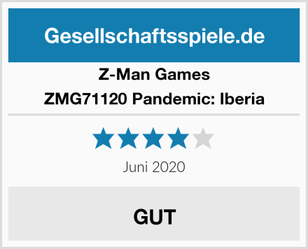 Z-Man Games ZMG71120 Pandemic: Iberia Test