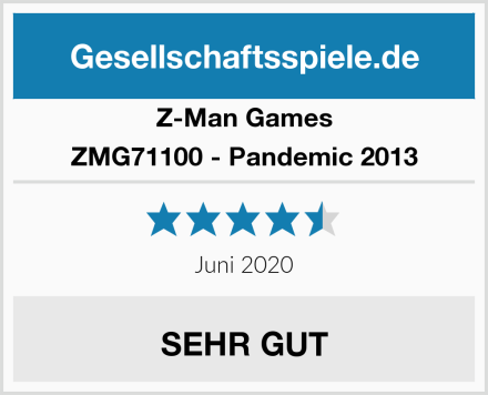 Z-Man Games ZMG71100 - Pandemic 2013 Test