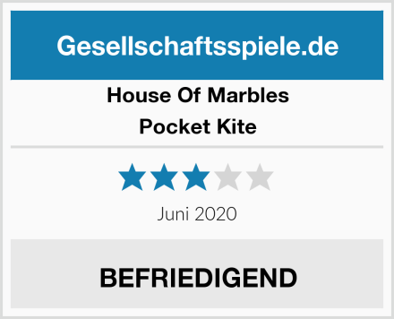 House Of Marbles Pocket Kite Test