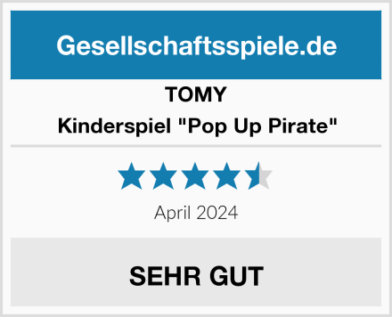 TOMY Kinderspiel "Pop Up Pirate" Test
