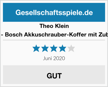 Theo Klein 8584 - Bosch Akkuschrauber-Koffer mit Zubehör Test