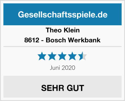 Theo Klein 8612 - Bosch Werkbank Test