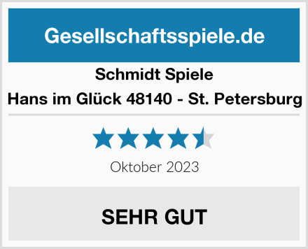 Schmidt Spiele Hans im Glück 48140 - St. Petersburg Test