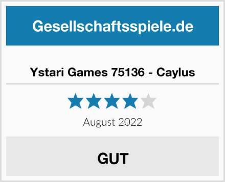  Ystari Games 75136 - Caylus Test
