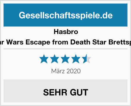 Hasbro Star Wars Escape from Death Star Brettspiel Test