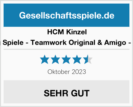 HCM Kinzel Adlung Spiele - Teamwork Original & Amigo - Wizard Test
