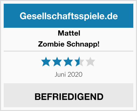 Mattel Zombie Schnapp! Test