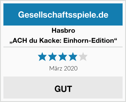 Hasbro „ACH du Kacke: Einhorn-Edition“ Test