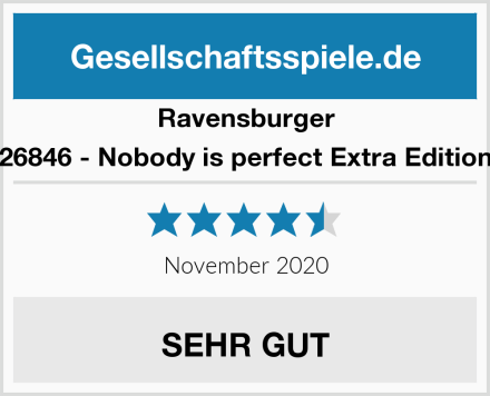 Ravensburger 26846 - Nobody is perfect Extra Edition Test