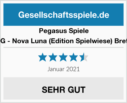 Pegasus Spiele 59050G - Nova Luna (Edition Spielwiese) Brettspiel Test