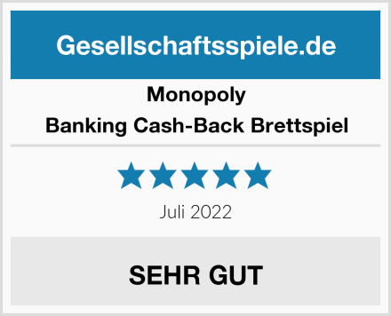Monopoly Banking Cash-Back Brettspiel Test