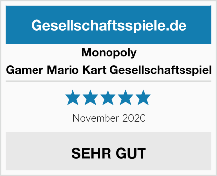 Monopoly Gamer Mario Kart Gesellschaftsspiel Test