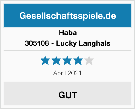 Haba 305108 - Lucky Langhals Test
