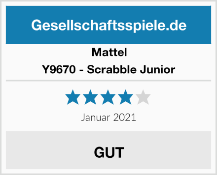 Mattel Y9670 - Scrabble Junior Test