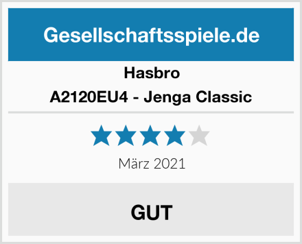 Hasbro A2120EU4 - Jenga Classic Test