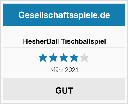  HesherBall Tischballspiel Test