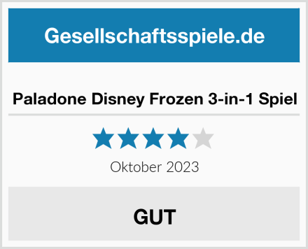  Paladone Disney Frozen 3-in-1 Spiel Test