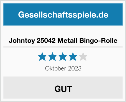  Johntoy 25042 Metall Bingo-Rolle Test