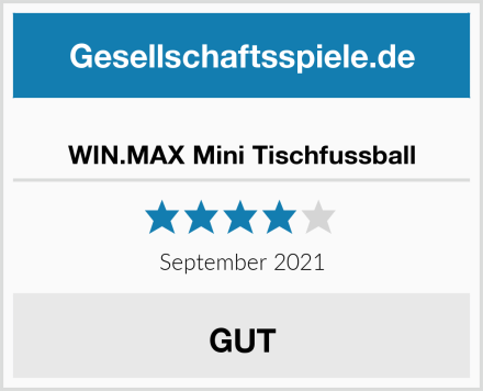  WIN.MAX Mini Tischfussball Test