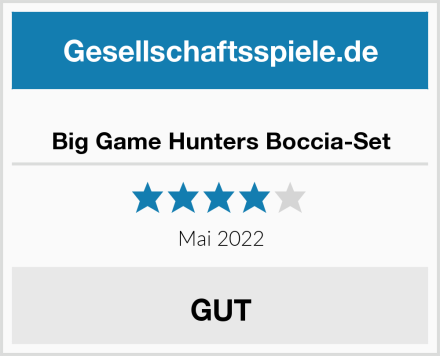  Big Game Hunters Boccia-Set Test