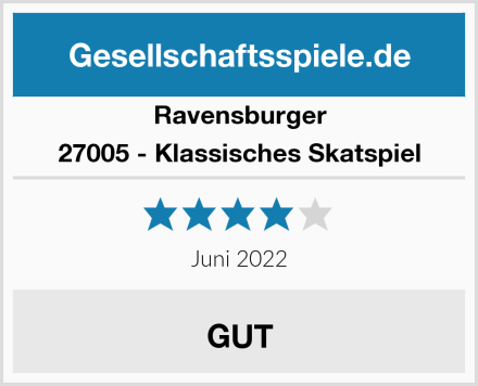 Ravensburger 27005 - Klassisches Skatspiel Test