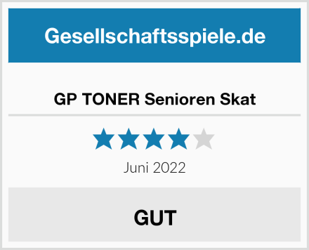  GP TONER Senioren Skat Test