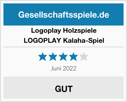 Logoplay Holzspiele LOGOPLAY Kalaha-Spiel Test