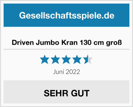  Driven Jumbo Kran 130 cm groß Test