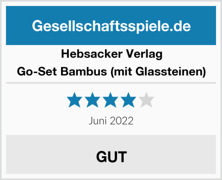 Hebsacker Verlag Go-Set Bambus (mit Glassteinen) Test