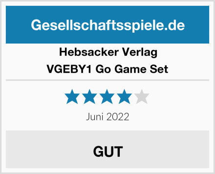 Hebsacker Verlag VGEBY1 Go Game Set Test