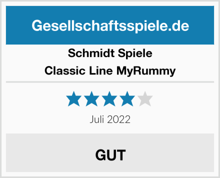 Schmidt Spiele Classic Line MyRummy Test
