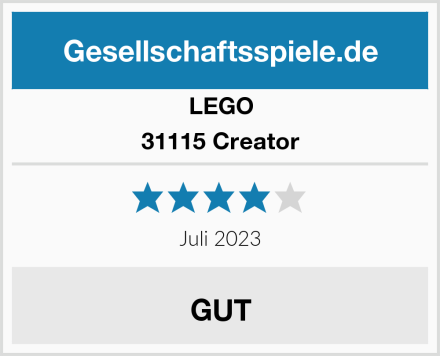LEGO 31115 Creator Test
