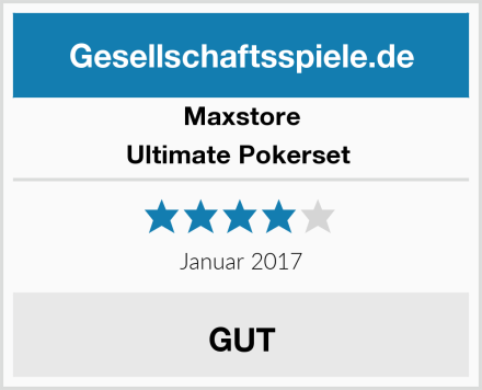 Maxstore Ultimate Pokerset  Test