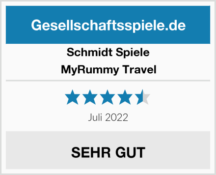 Schmidt Spiele MyRummy Travel Test