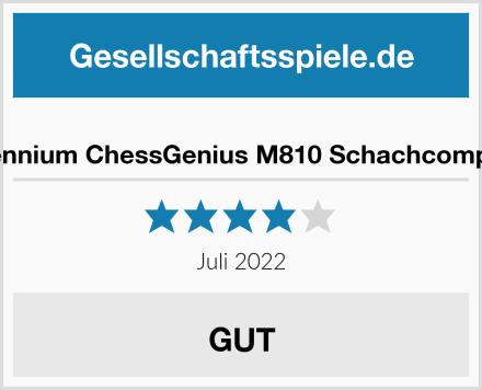  Millennium ChessGenius M810 Schachcomputer Test