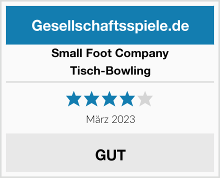Small Foot Company Tisch-Bowling Test