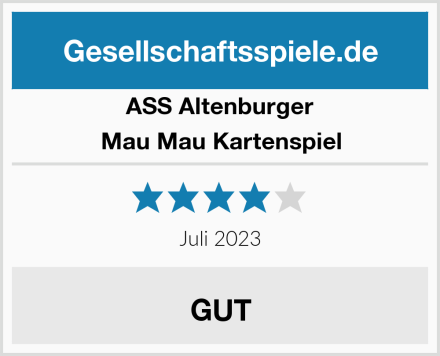 ASS Altenburger Mau Mau Kartenspiel Test