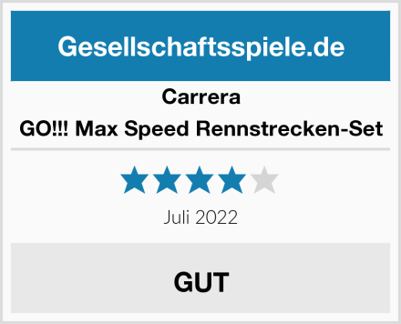Carrera GO!!! Max Speed Rennstrecken-Set Test