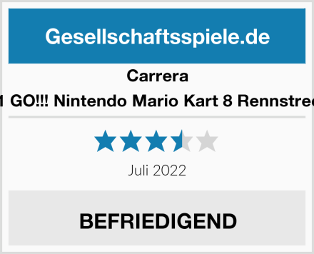 Carrera 20062491 GO!!! Nintendo Mario Kart 8 Rennstrecken-Set Test