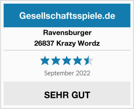 Ravensburger 26837 Krazy Wordz Test