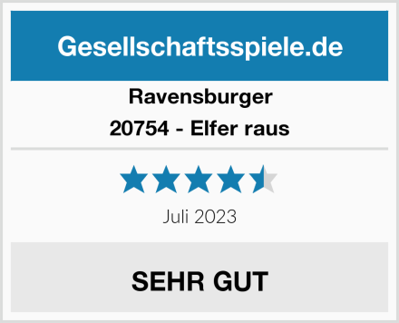 Ravensburger 20754 - Elfer raus Test