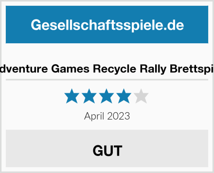  Adventure Games Recycle Rally Brettspiel Test