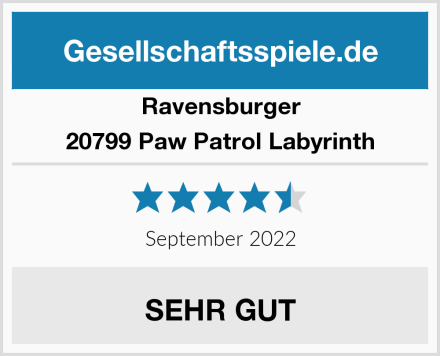 Ravensburger 20799 Paw Patrol Labyrinth Test