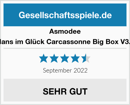Asmodee Hans im Glück Carcassonne Big Box V3.0 Test