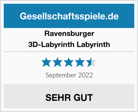 Ravensburger 3D-Labyrinth Labyrinth Test