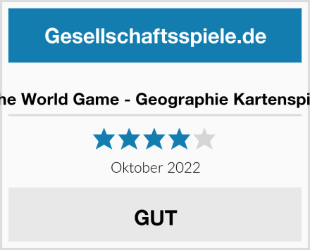  The World Game - Geographie Kartenspiel Test
